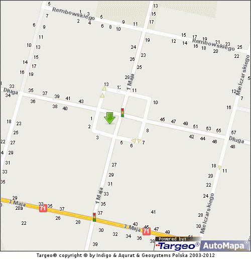 Mapa Polski Targeo